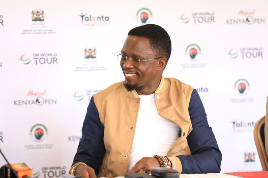 Ababu Namwamba launches golf events in Kenya, Image: facebook