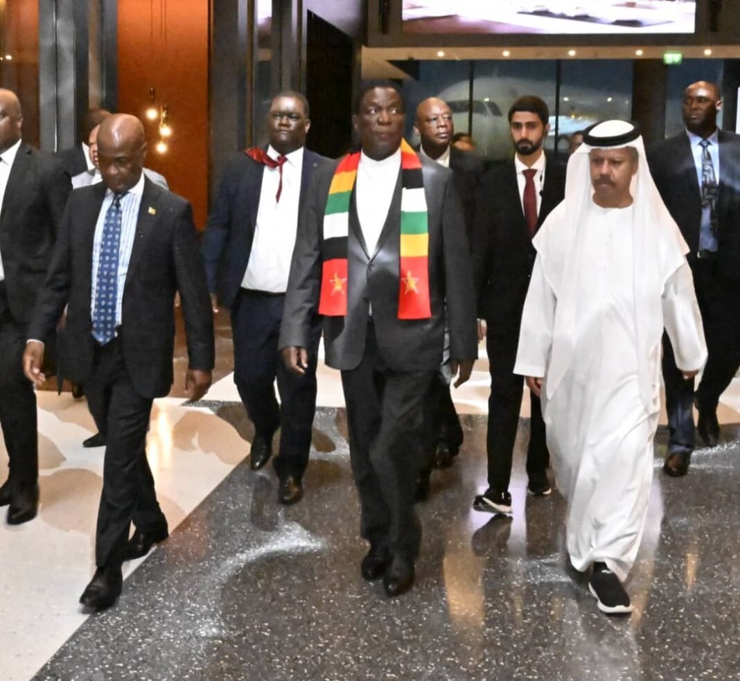 President of Zimbabwe – Emmerson Dambudzo Mnangagwa arrived for the much-anticipated World Governments Summit 2024 in Dubai