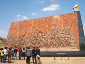 Wall Mural at National Heroes' Acre museum