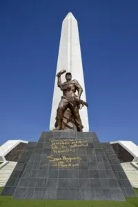 Statue at National Heroes' Acre museum