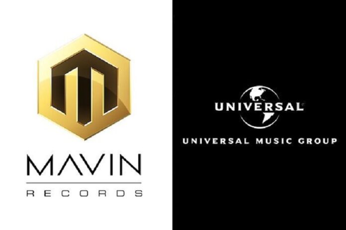 Logo of Mavin Records and Universal Music Group