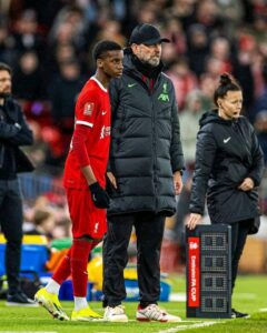 'Trey Nyoni' New player of Liverpool Football Club with the Coach