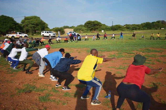 Kweneng District Council hosts health walk for employees, Image: facebook