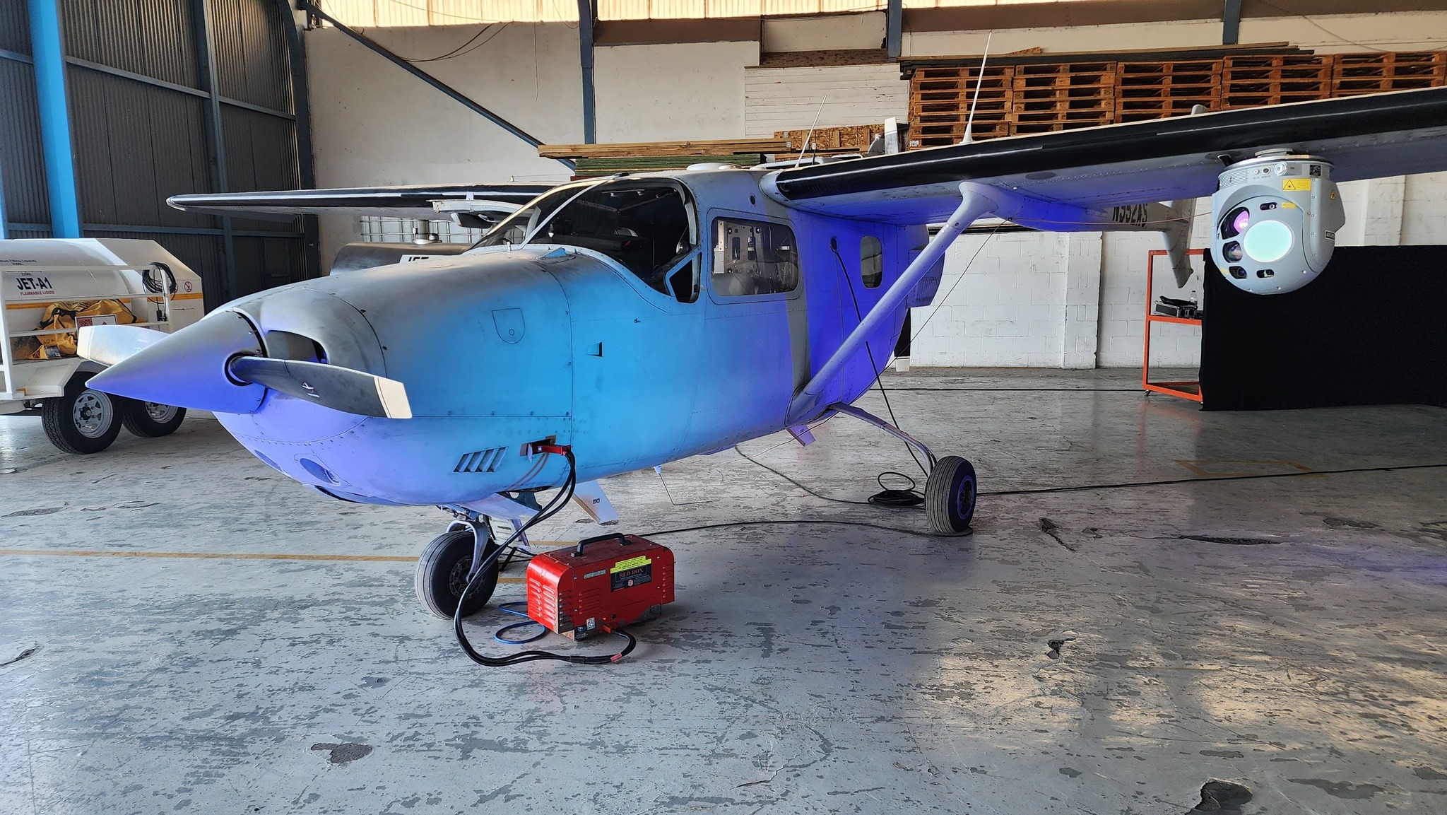 ISR technology ,Eye in the Sky, two-seater fixed wing aircraft