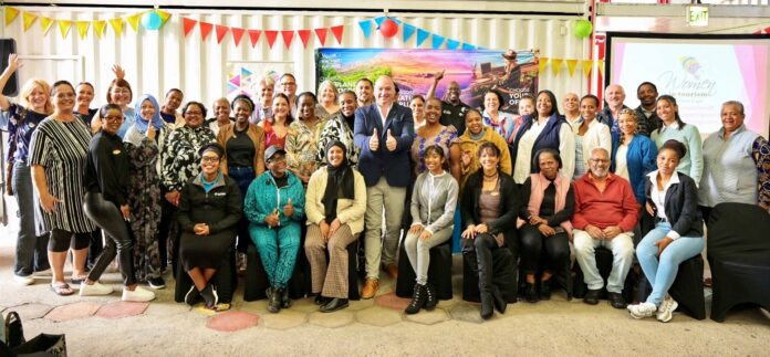 City of Cape Town with Women in tourism industry, Alderman James Vos, Chairperson Michelle Paige and other officials
