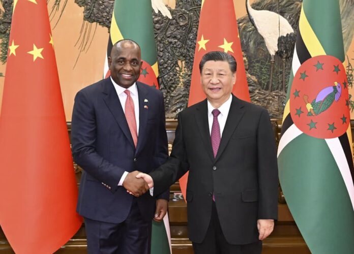 PM Roosevelt Skerrit on a week long visit to China, Image: facebook