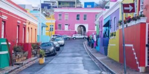 Colourful Bo-Kaap district of Cape Town