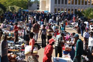 Representative image of street vendors at Bulawayo City
