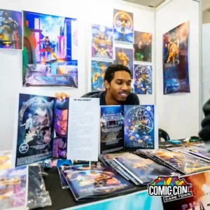 A comics section at Comic Con Cape Town