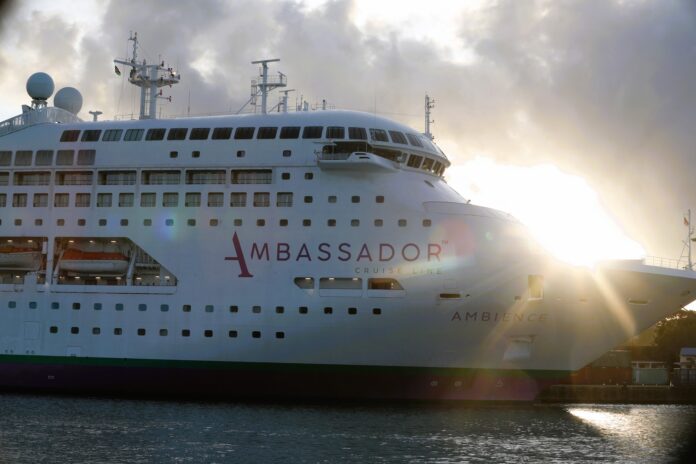 Cruise ship MS Ambience arrived at the Port of Mombasa