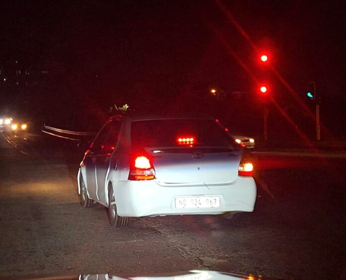 Road user spots dead body in another car: Verulam KZN, Image: Facebook