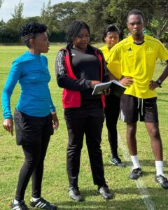 training instructors on the field at FIFA Referees Course