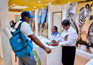 Team Tourism registering visitors at ZITF-2024