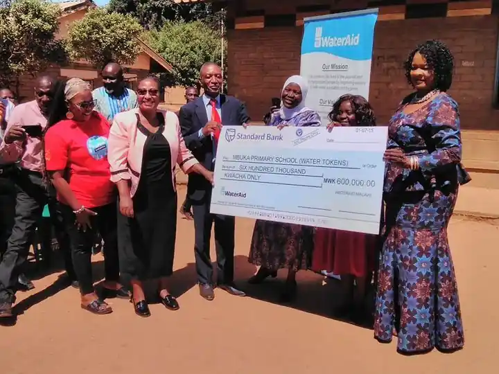 WaterAid helps M'buka Primary school access clean water, Image: facebook