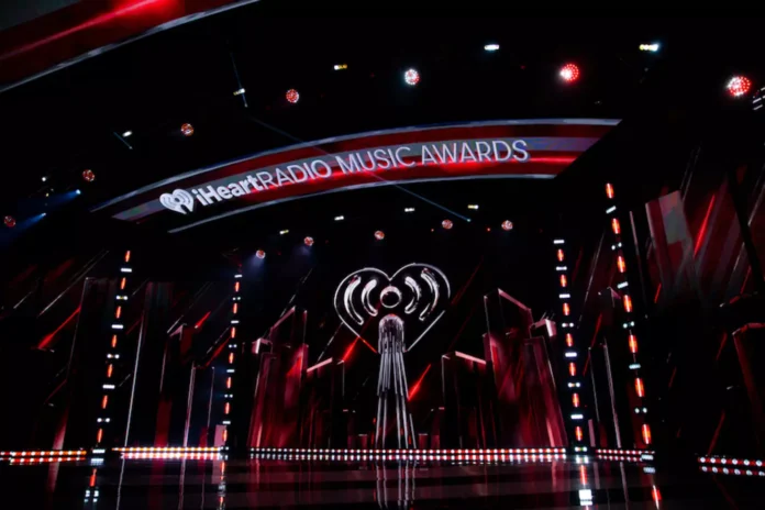 Photograph of iHeart Radio Music Awards stage