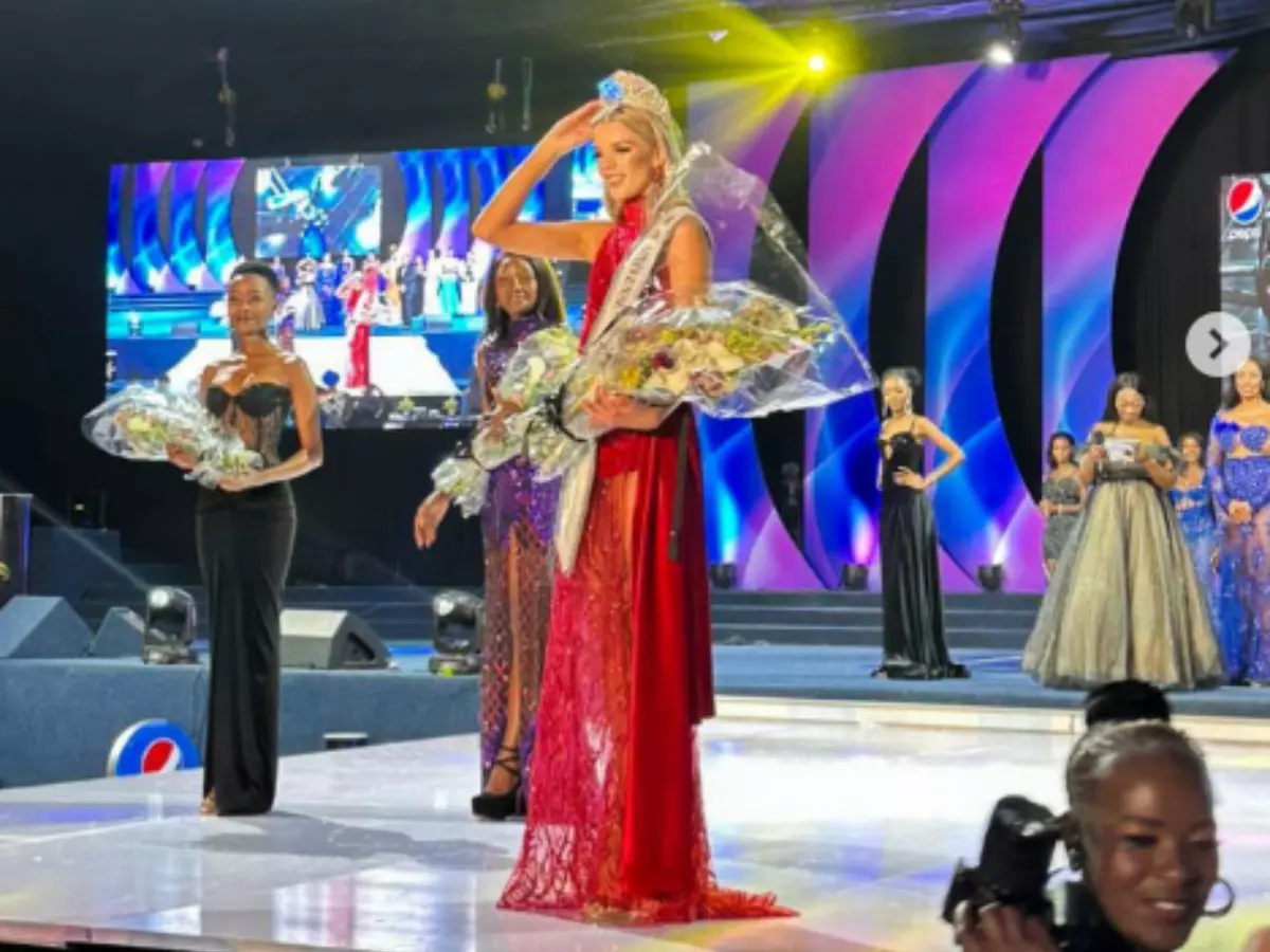 Photograph from previous year Miss Universe Zimbabwe