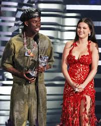 Rema with Selena Gomez at iHeart Radio Music Awards