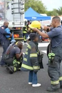 Photograph from the celebrations of International Firefighters Day in Cape Town 