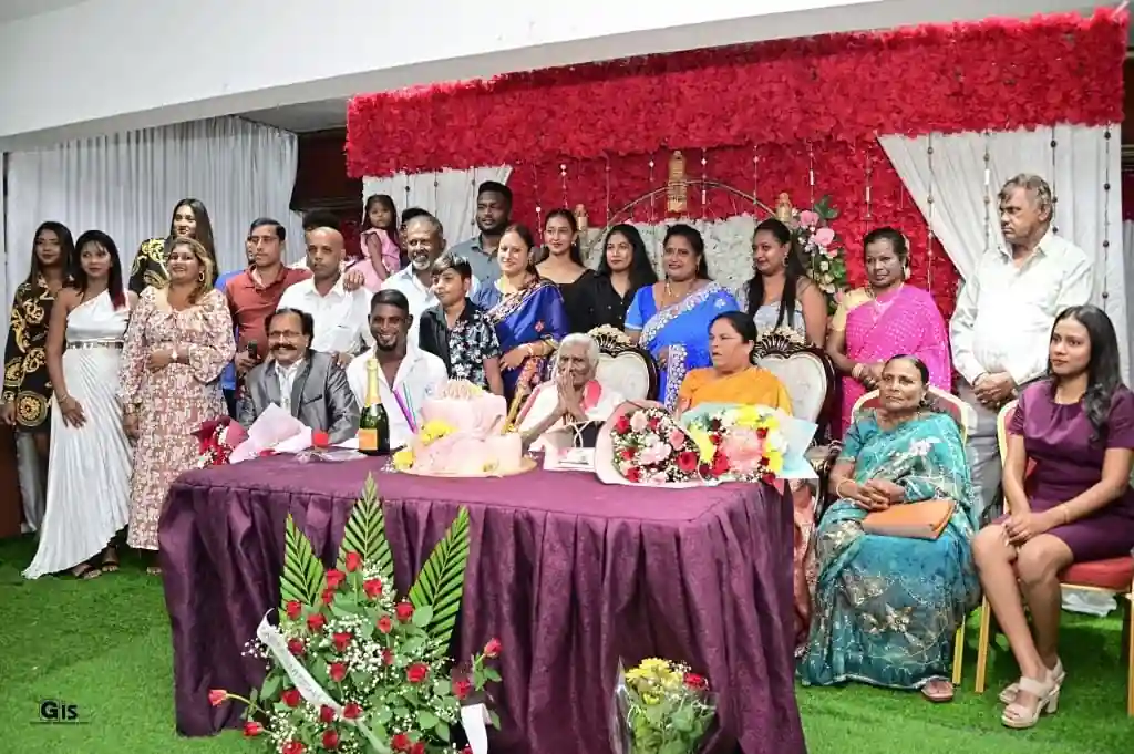 Nani Raju welcomed into the Mauritius Centenarian Club, Image: facebook