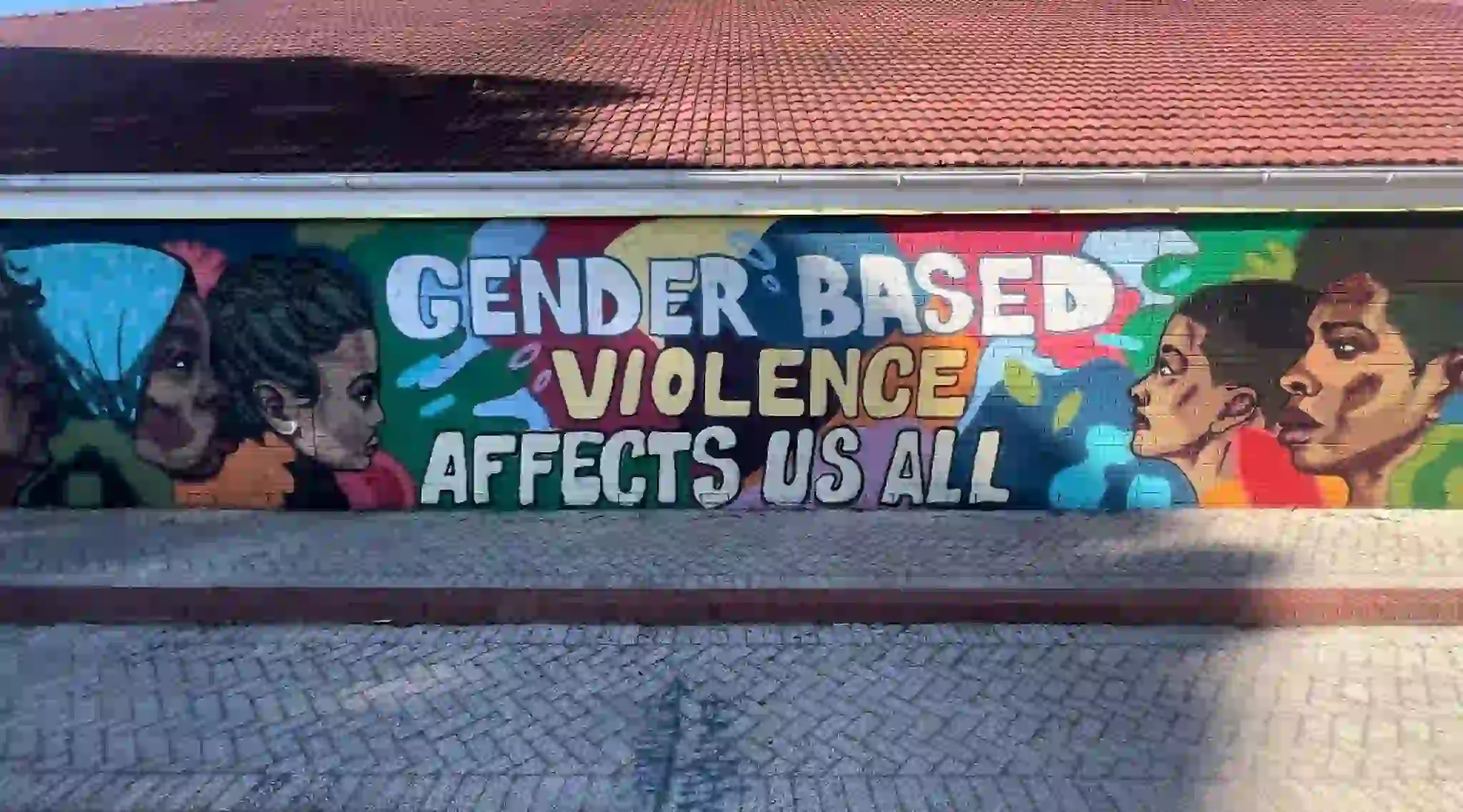 Mural painted on theme gender-based violence under Women for Change programme