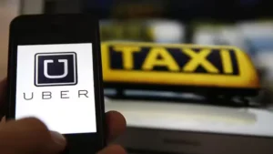 representative image of a Uber cab driver or taxi service 