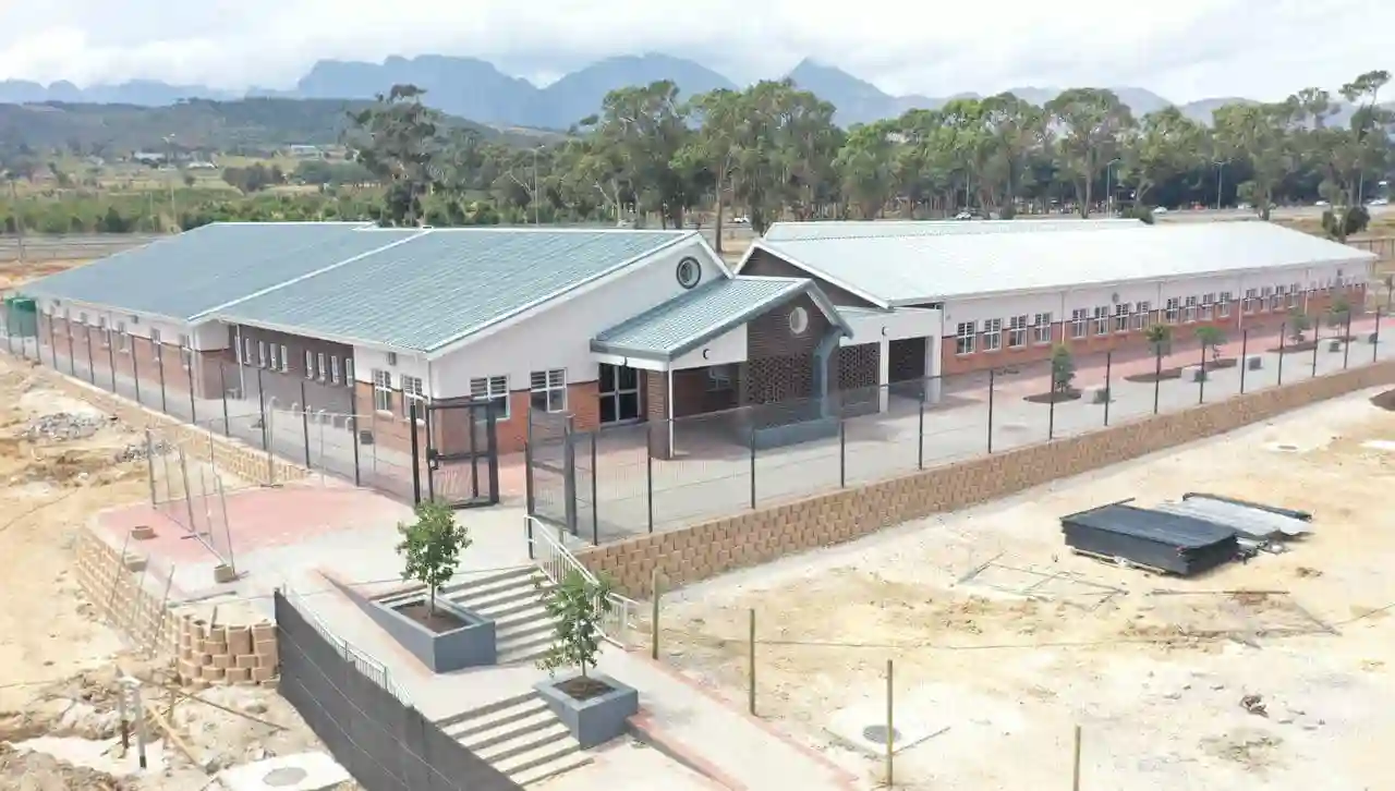 photograph of the Phase-01 Lwandle Primary School under Rapid School Build programme