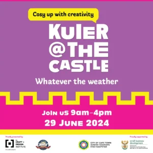 Poster of the creative market event 'Kuier @The Castle'