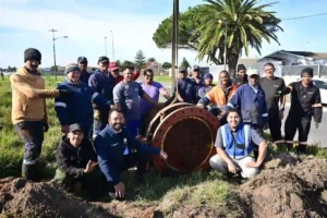 Councilor Zahid Badroodien with Cape Flats Water Network Team 
