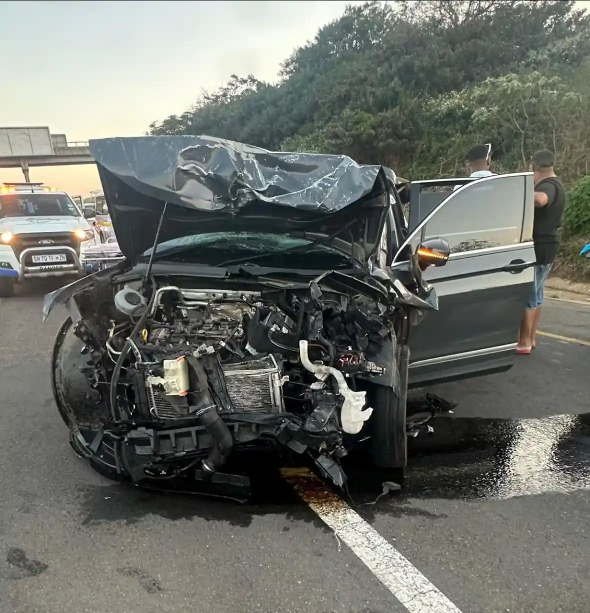 Five injured after Head On Collision: La Mercy - KZN, Image: Facebook