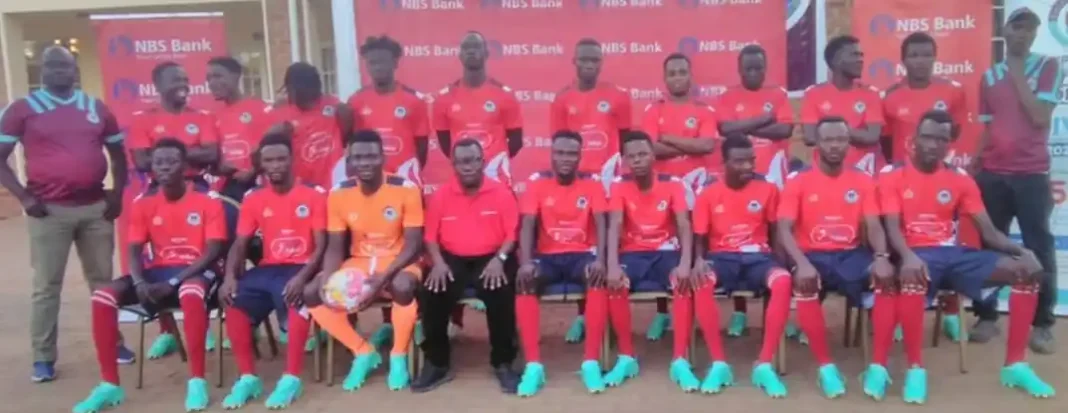 Chitipa United FC receives football equipment from NBS Bank, Image: facebook