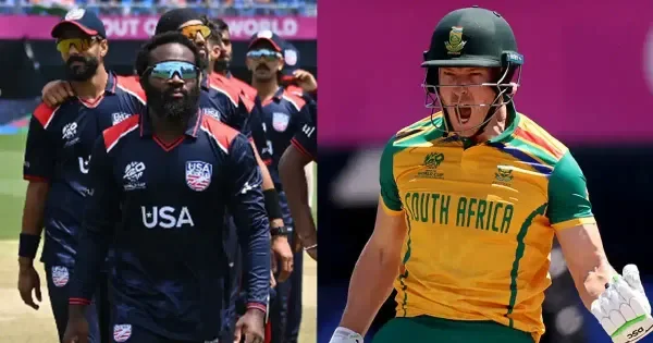 Team USA (left) v/s Team South Africa (right)