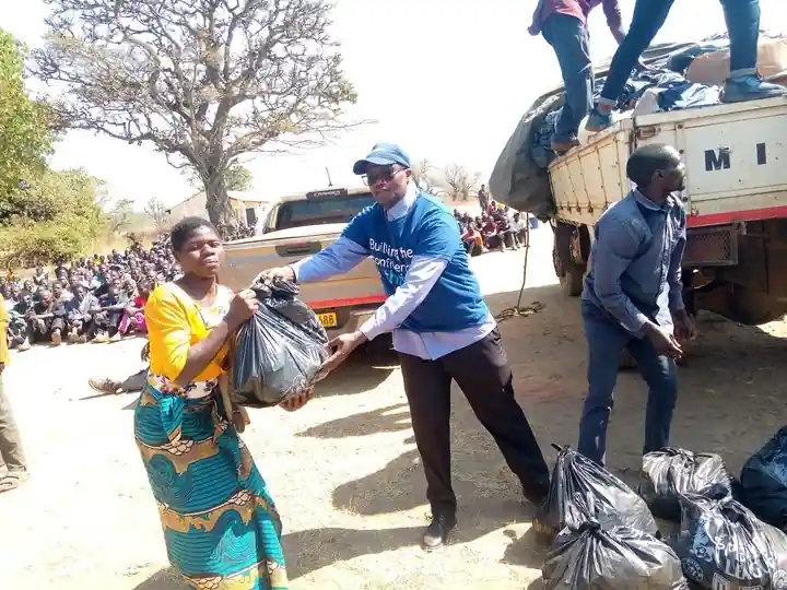 Marsh Malawi Ltd donates to drought struck Ntchisi residents, Image: facebook