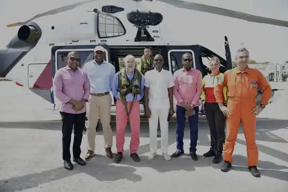 PM Terrance Drew, CARICOM leads visit Grenada assess damage, Image: facebook