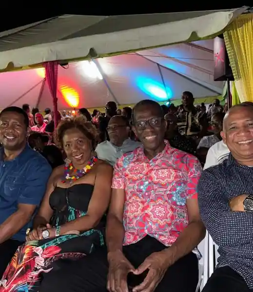 PM Philip J Pierre applauds winners of Calypso Monarch contest, Image: facebook