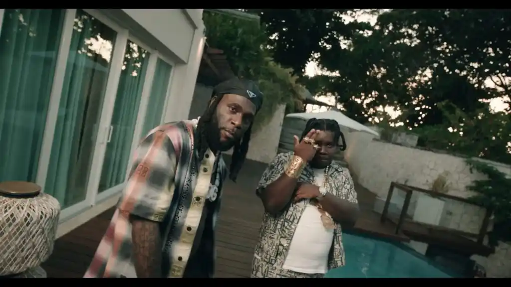 Burna Boy in video of his new collaboration Talibans II