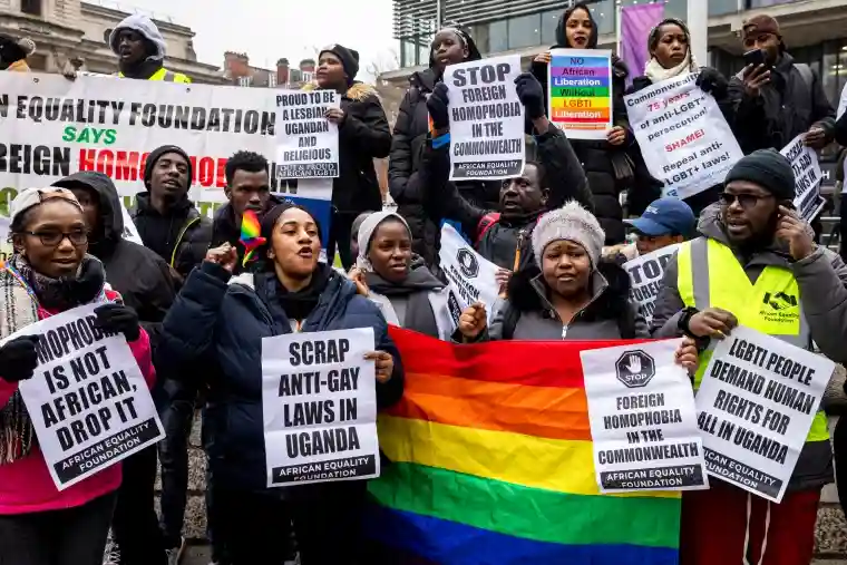 Representative image of people fighting for LGBTIQ rights in Africa