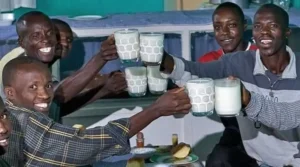 Photograph from the Milk bar in Rwanda