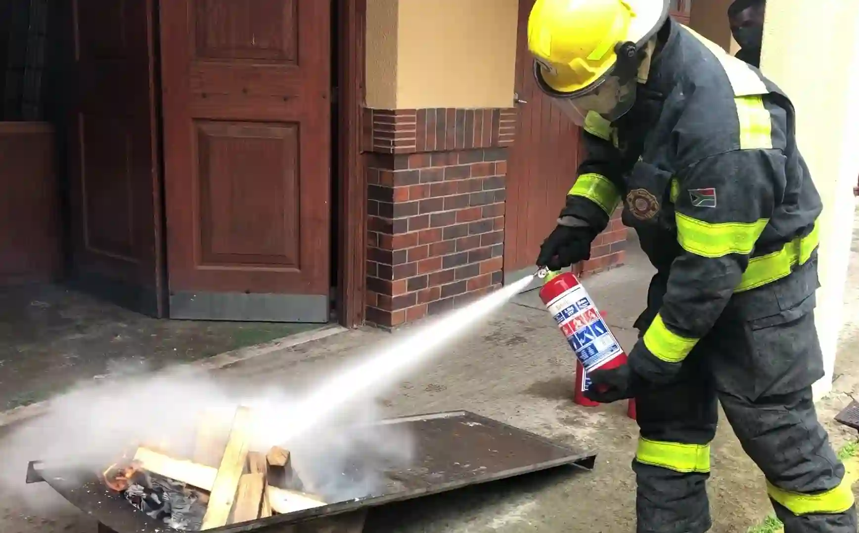 Photograph of an officer from Fire & Rescue Service of Cape Town