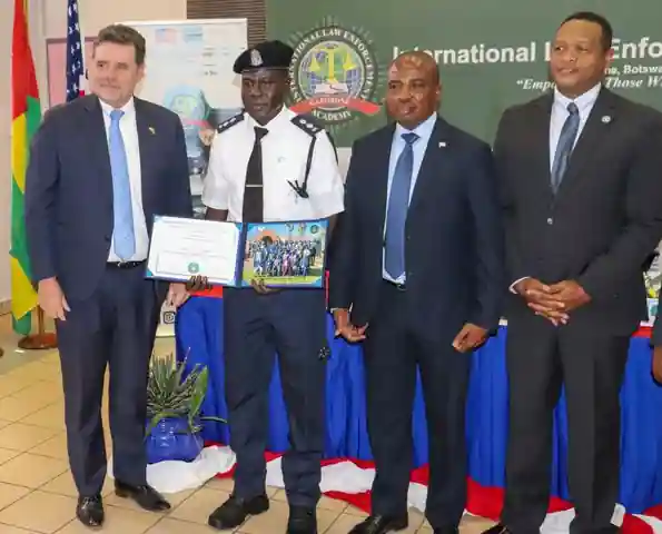 Law Enforcement Leadership Development programme closing ceremony held at ILEA, Image: facebook