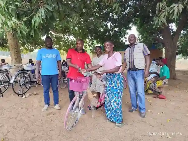 Churches Action Relief and Development (CARD) donate bicycles for disaster information. Image: facbook