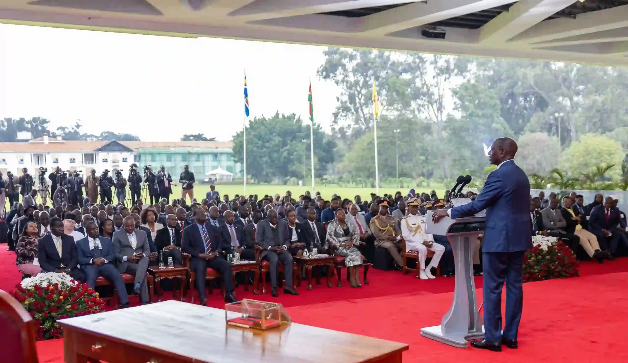 Photograph from Cabinet unveiling, Kenya