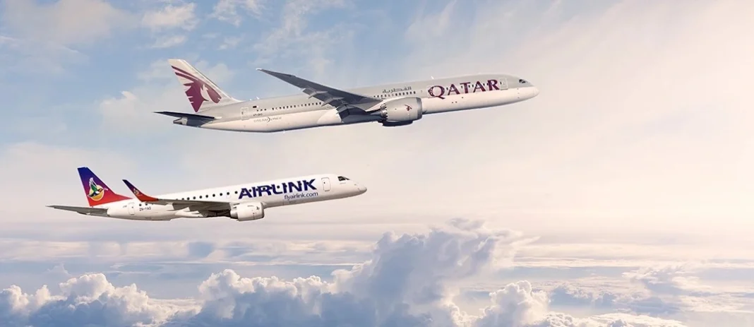 Representative image of flights from Qatar Airways and South Africa Airlink