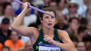 Jo-Ane van Dyk from TeamSA wins silver in Women’s Javelin at Paris Olympics 2024