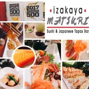 Photograph of the cuisine served at Izakaya Matsuri in Cape Town 