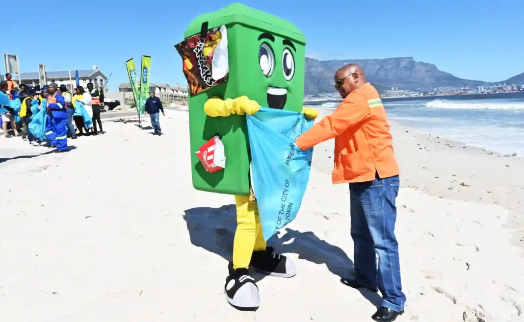 Photograph from the Clean-up Beach project