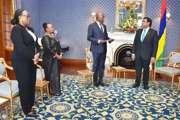 PM Pravind Kumar Jugnauth meets Tanzanian Simon Nyakoro Sirro, Image: facebook