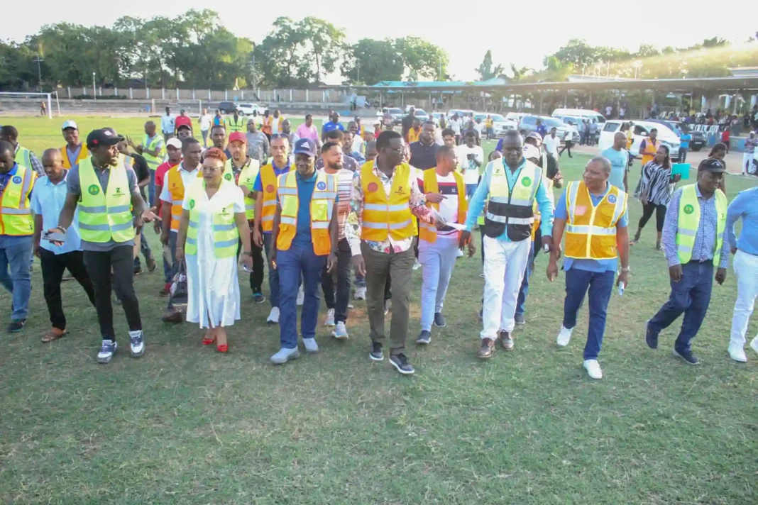 Roads and Transport team during inspection