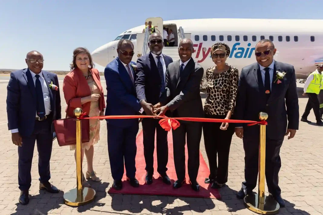 Photograph from the inaugural ceremony of FlySafair by CTAA