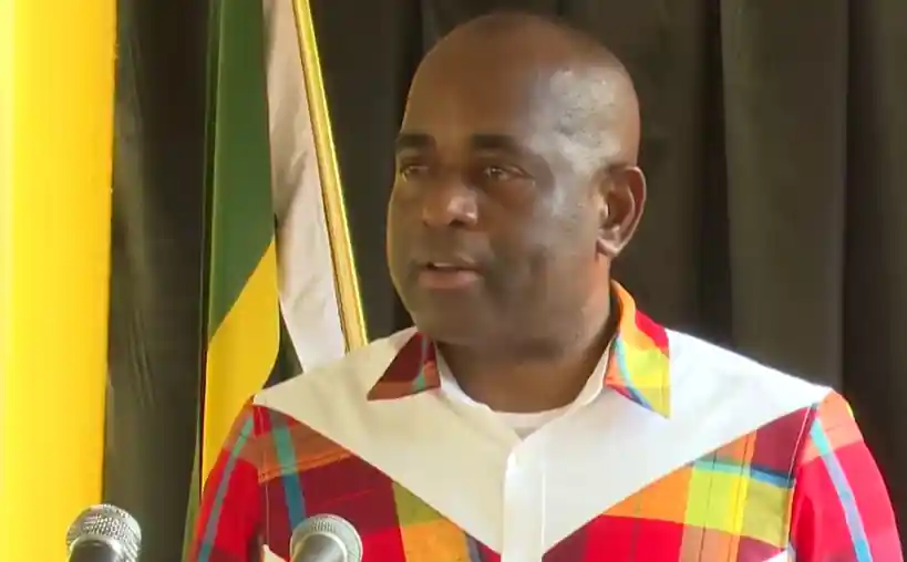 PM Roosevelt Skerrit calls Colihaut River Defence Wall crucial for community safety, Image: facebook