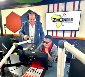 Alderman James Vos at Zibonele FM 